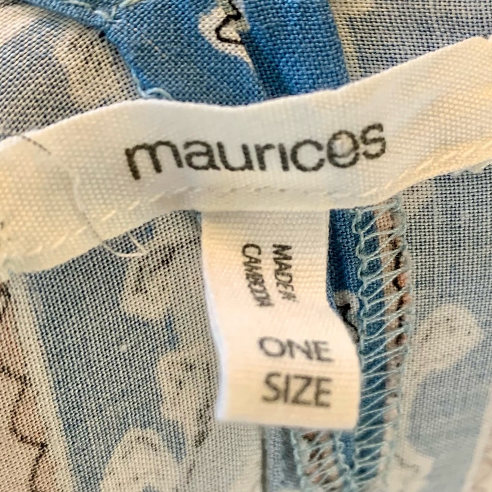 Maurice’s Paisley Scarf Kimono - Open Front - One Size - Picture 11 of 12